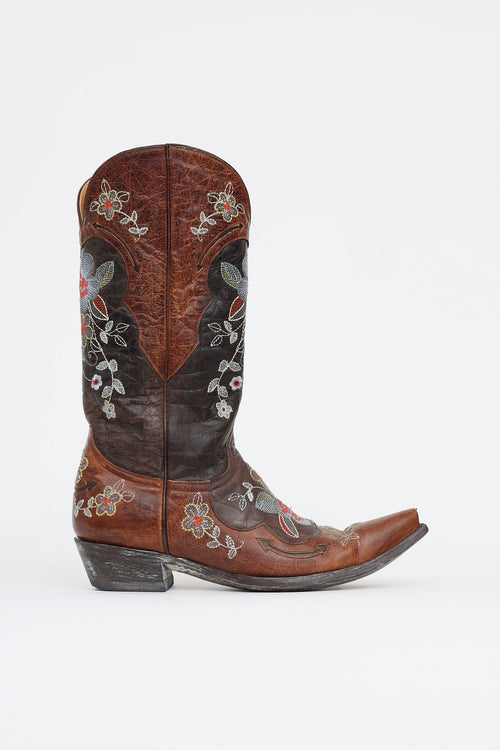 Old Gringo Embroidered Floral Western Boot