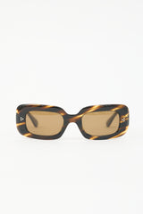 Oliver Peoples Saurine Rectangular Sunglasses
