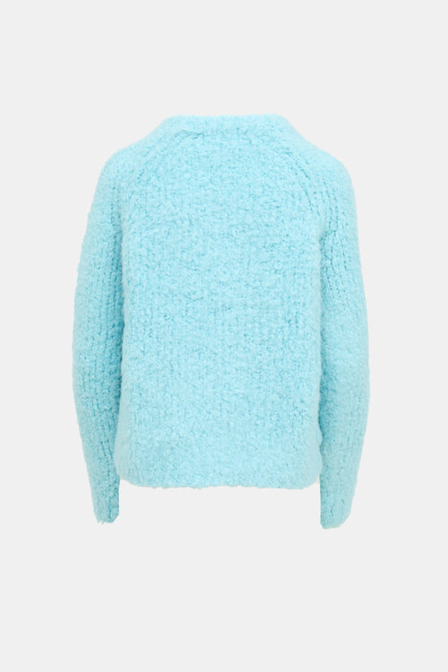 Maison Margiela Boucle Knit Slit Sweater
