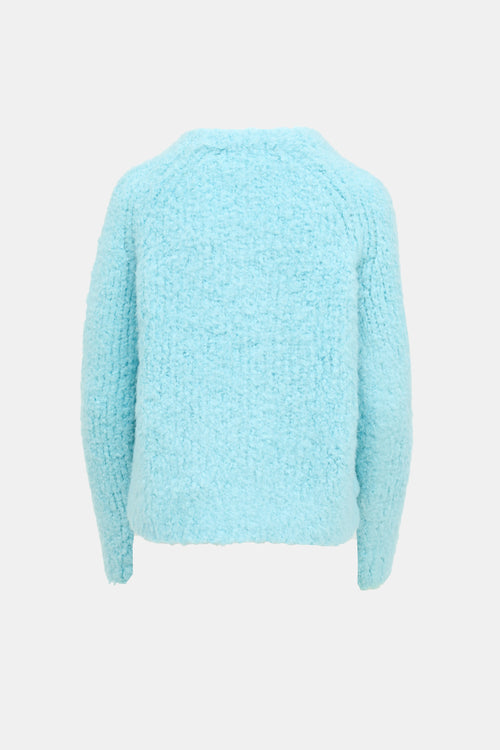 Maison Margiela Boucle Knit Slit Sweater