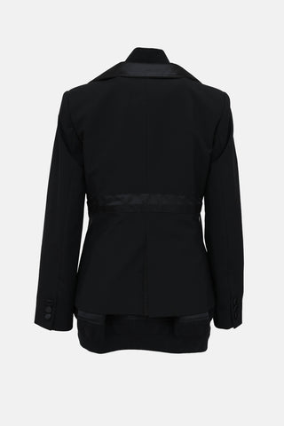 Sacai Layered Blazer Bomber Jacket