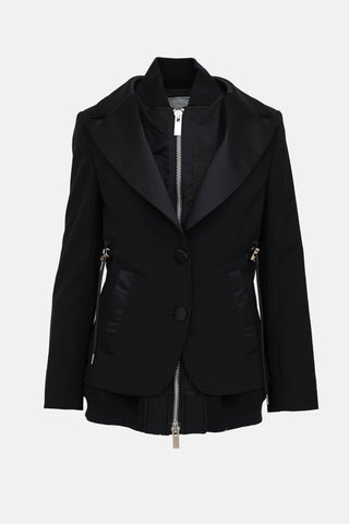 Sacai Layered Blazer Bomber Jacket