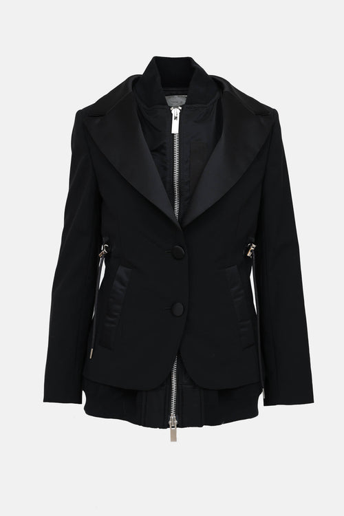 Sacai Layered Blazer Bomber Jacket