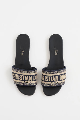 Dior Embroidered Dway Slide