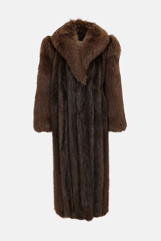 Long Fur  Coat