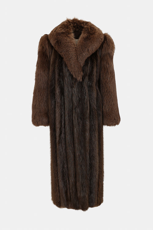 Long Fur  Coat