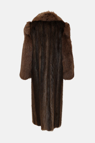 Long Fur  Coat