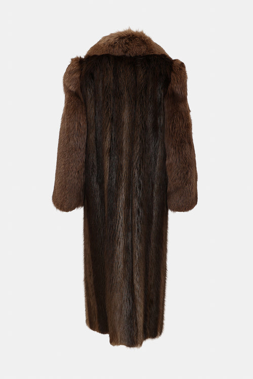 Long Fur  Coat