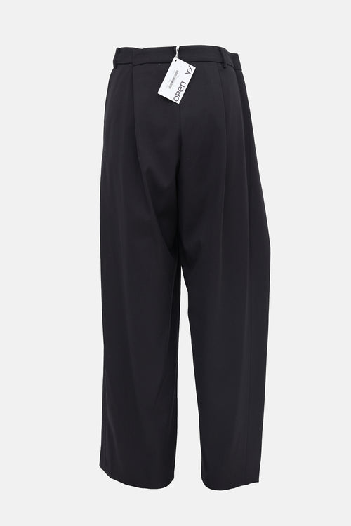 Open YY Wool Wrap Over Trouser