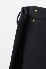 Open YY Wool Wrap Over Trouser