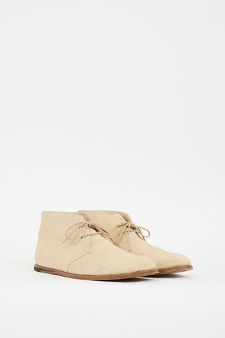 Opening Ceremony Beige Suede Desert Boot