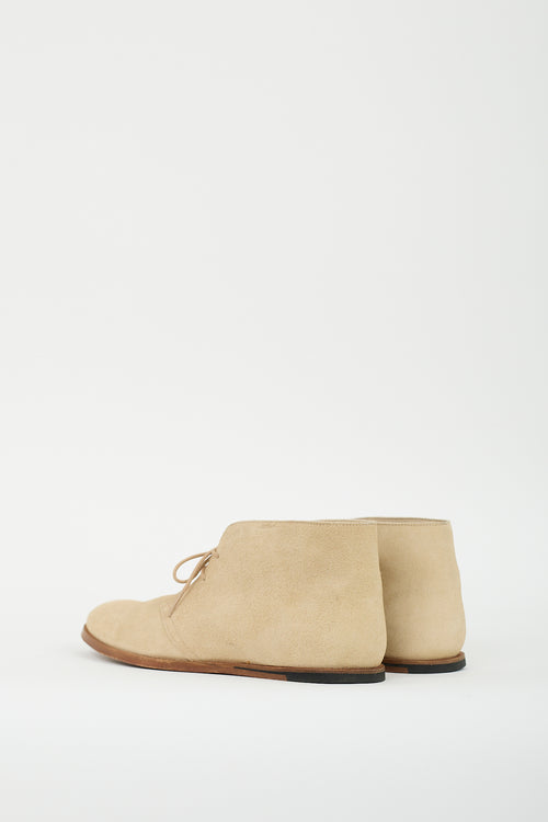 Opening Ceremony Beige Suede Desert Boot