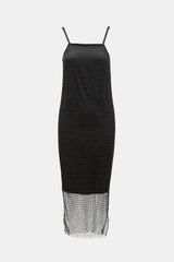 Opening Ceremony Crystal Mesh Midi Dress