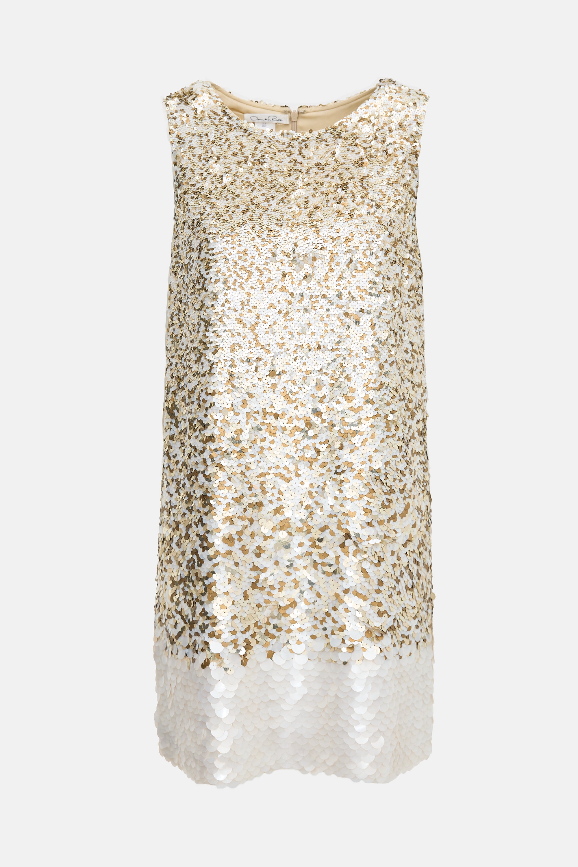 Oscar de la Renta // Silk Sequin Shift Dress VSP Consignment Oscar de la Renta // Silk Sequin Shift Dress VSP Consignment