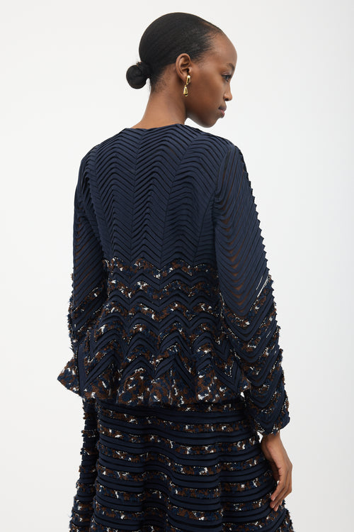 Oscar de la Renta Embroidered Jacket