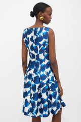 Oscar de la Renta Silk Floral Midi Dress