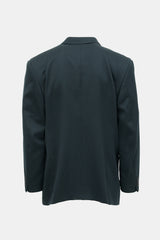 Oscar de la Renta Wool Blend Double Breasted Blazer