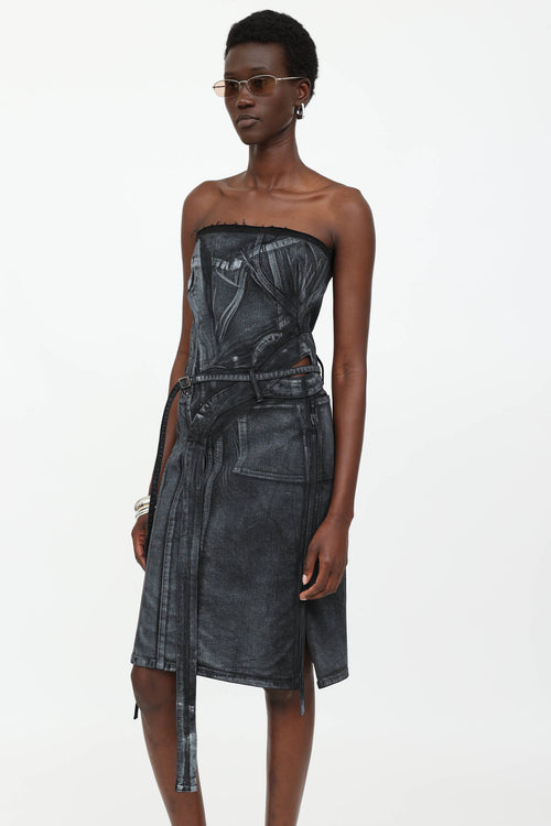Ottolinger Denim Tube Dress