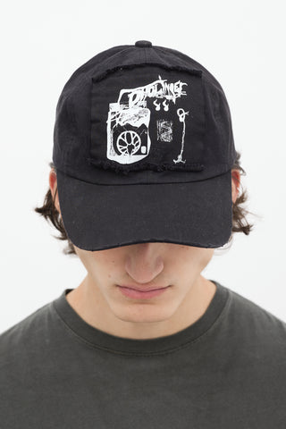 Ottolinger Black & White Beach Baseball Hat