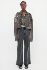 Ottolinger Oversized Coated Denim Jacket
