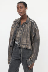 Ottolinger Oversized Coated Denim Jacket