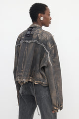 Ottolinger Oversized Coated Denim Jacket