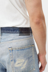 Our Legacy Blue Distressed Trompe L'oeil Jeans