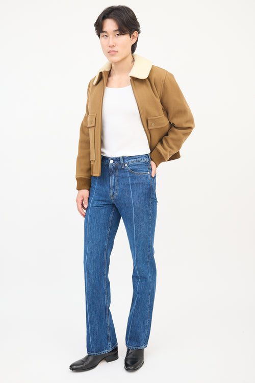 Our Legacy Dark Wash 70s Cut Straight Leg Jeans