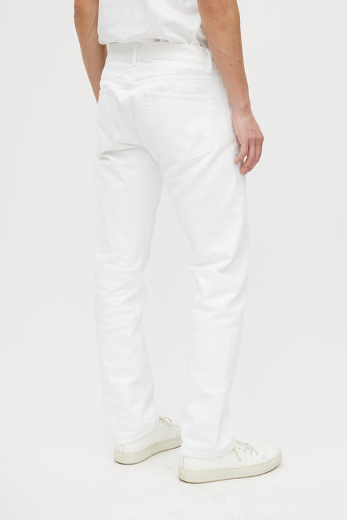 Our Legacy White First Cut Slim Jeans