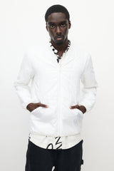 Our Legacy White Quilted Bomber Jacket