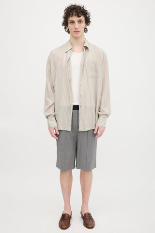 Our Legacy Above Pinstripe Shirt