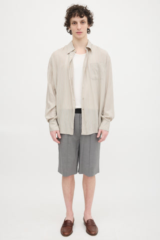 Our Legacy Above Pinstripe Shirt