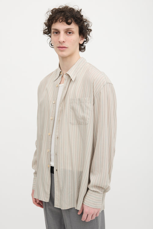 Our Legacy Above Pinstripe Shirt