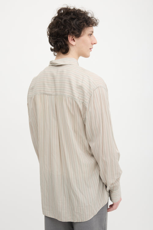 Our Legacy Above Pinstripe Shirt