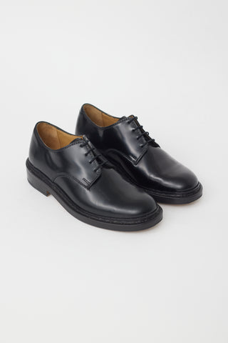 Our Legacy Black Shiny Leather Oxford