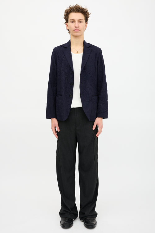 Our Legacy Crinkled Wool Blazer