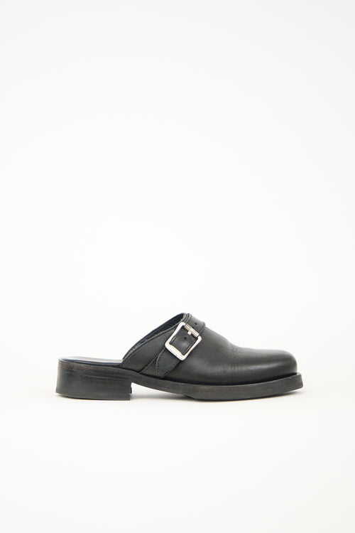 Our Legacy Leather Camion Buckle Mule