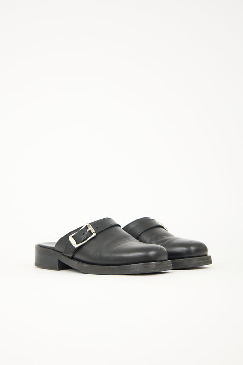 Our Legacy Leather Camion Buckle Mule