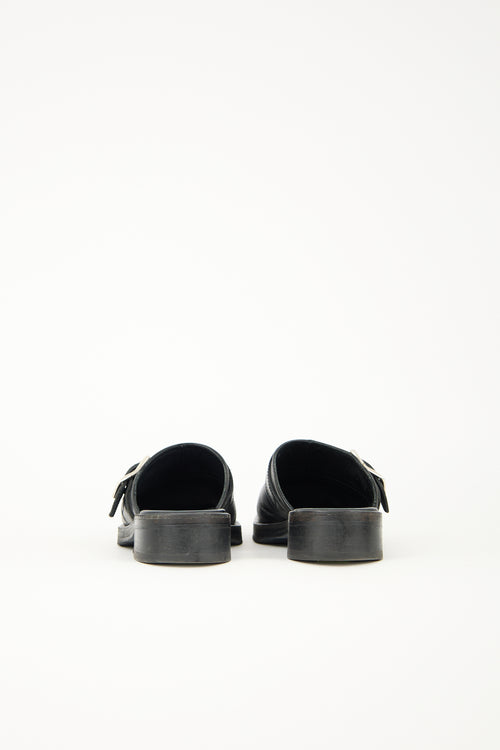 Our Legacy Leather Camion Buckle Mule