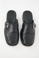 Our Legacy Leather Camion Buckle Mule