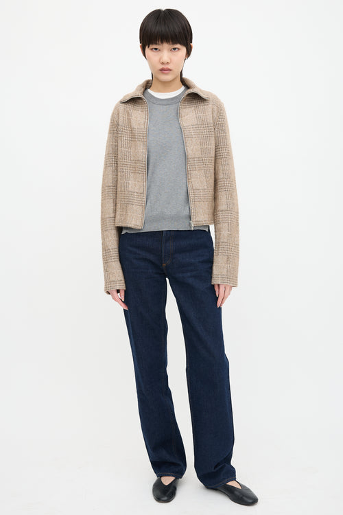 Our Legacy Mohair Plaid Sweater