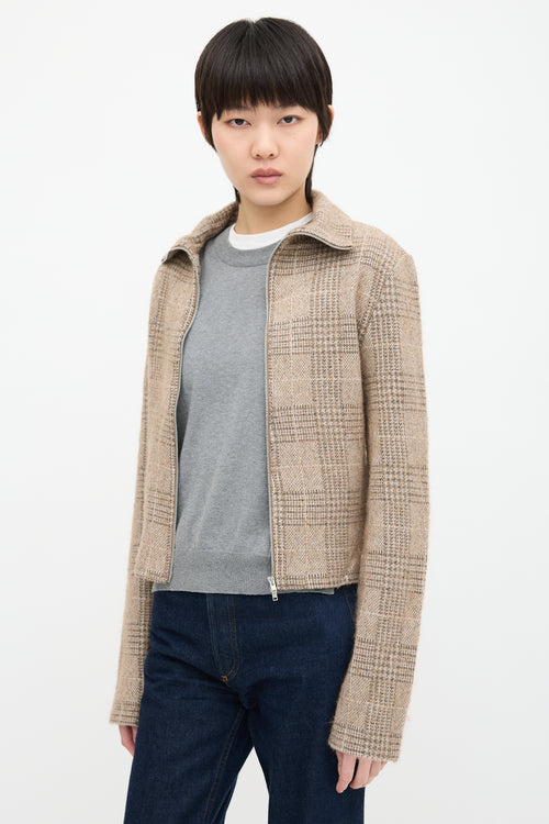 Our Legacy Mohair Plaid Sweater