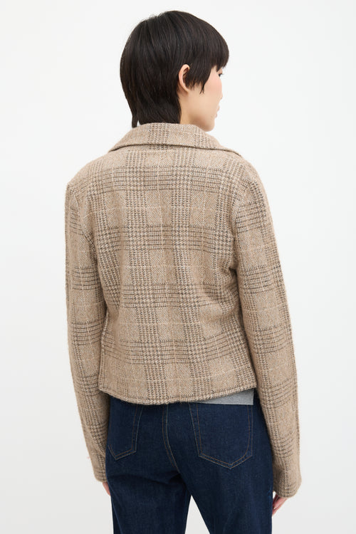 Our Legacy Mohair Plaid Sweater