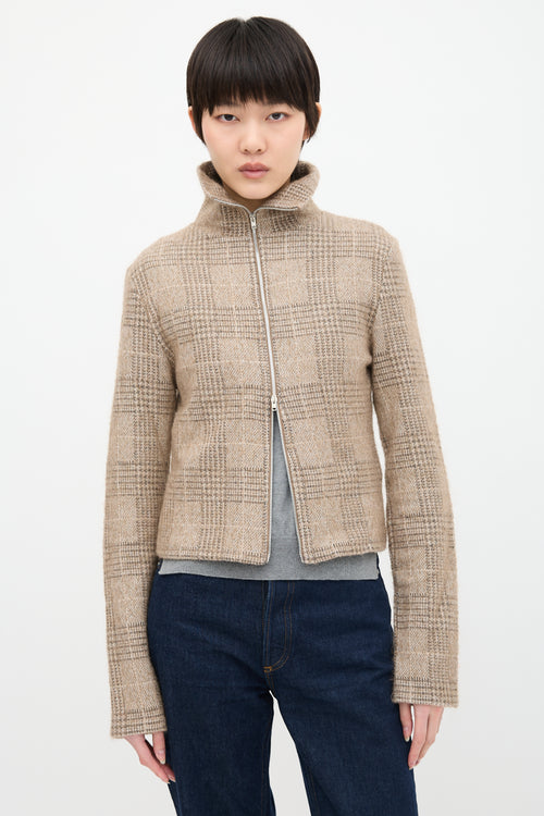 Our Legacy Mohair Plaid Sweater