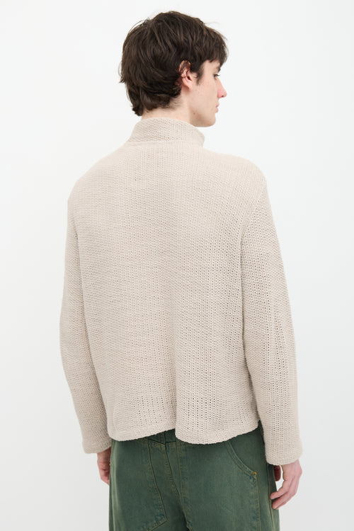 Our Legacy Shrunken Full Zip Sweater