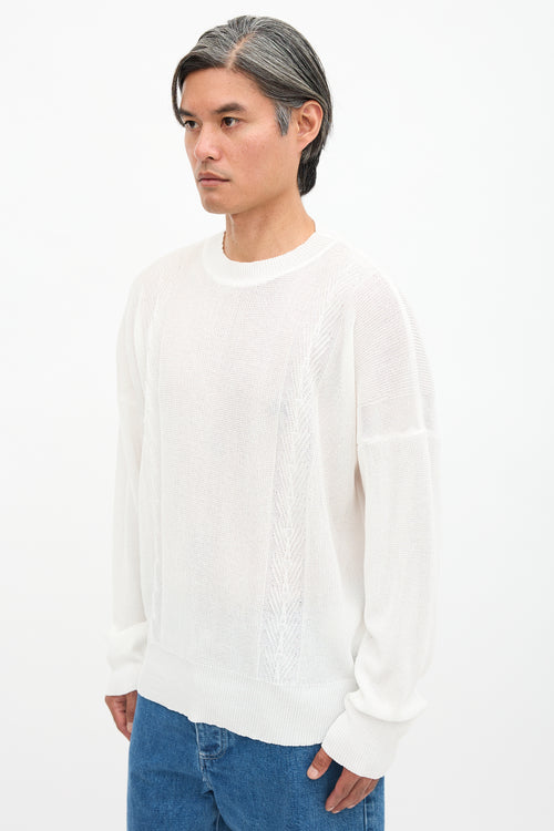 Our Legacy Smooth Cable Knit Sweater