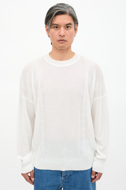 Our Legacy Smooth Cable Knit Sweater