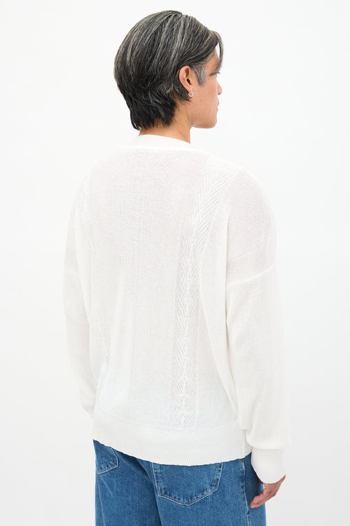 Our Legacy Smooth Cable Knit Sweater