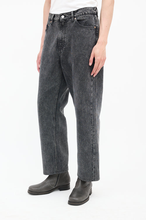 Our Legacy Textured Straight Leg Jeans