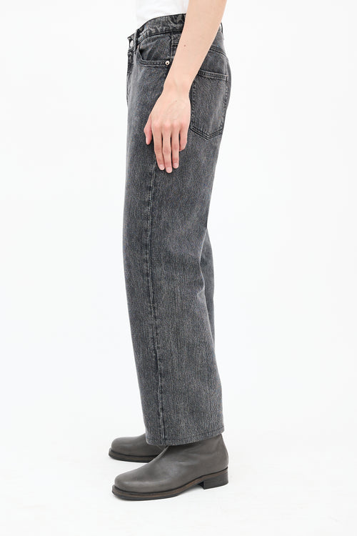 Our Legacy Textured Straight Leg Jeans